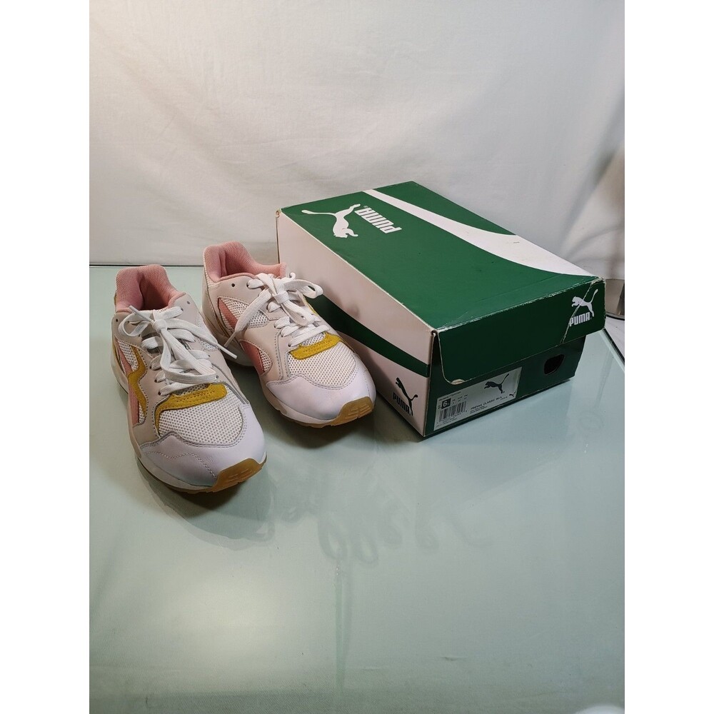 Puma Prevail Classic Women's White/ Sulphur Size 6.5 US